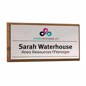 Product image 2 for Wood Framed Name Badge